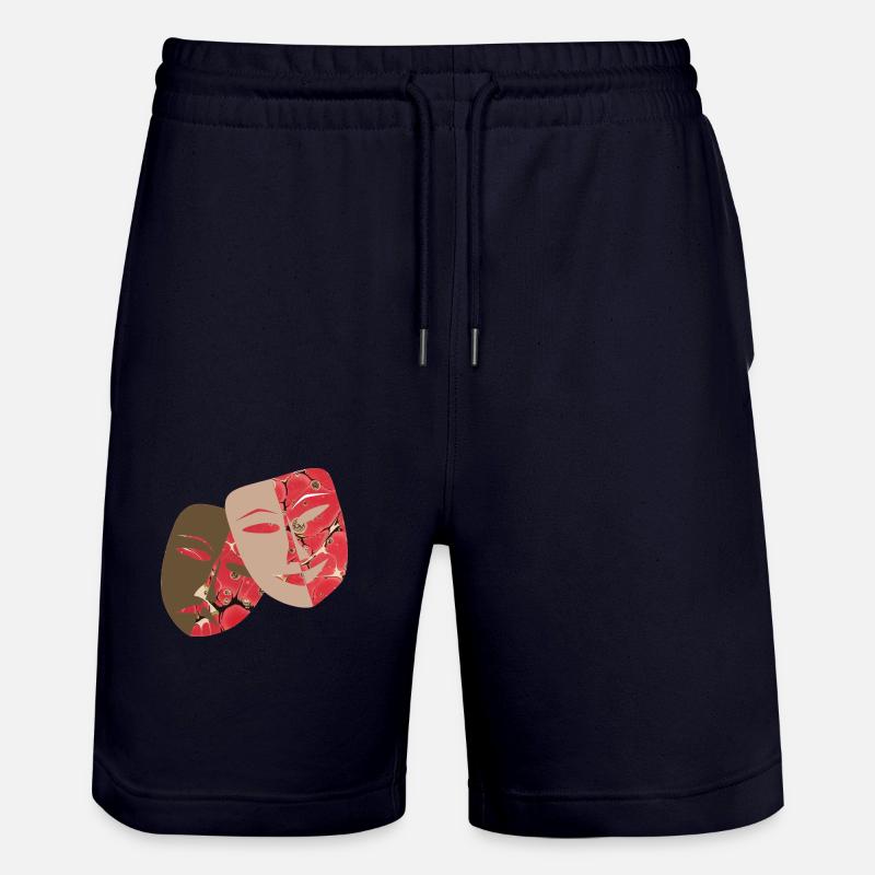 masques e 245 - Short de jogging bio TRAINER Stanley/Stella unisexe - marine foncé