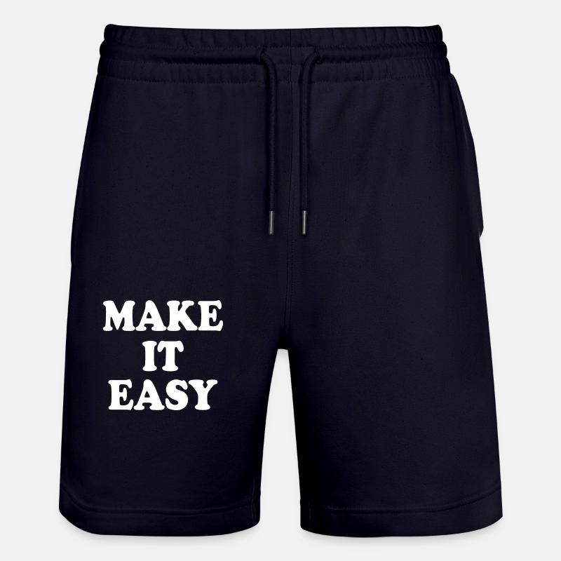 Make it easy - Short de jogging bio TRAINER Stanley/Stella unisexe - marine foncé