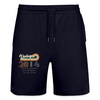 2014 Vintage Classic 2014 - Stanley/Stella Unisex Bio Joggingshorts Trainer  - Dark navy - Vorne - Nik (191cm) & Marisol (170cm)