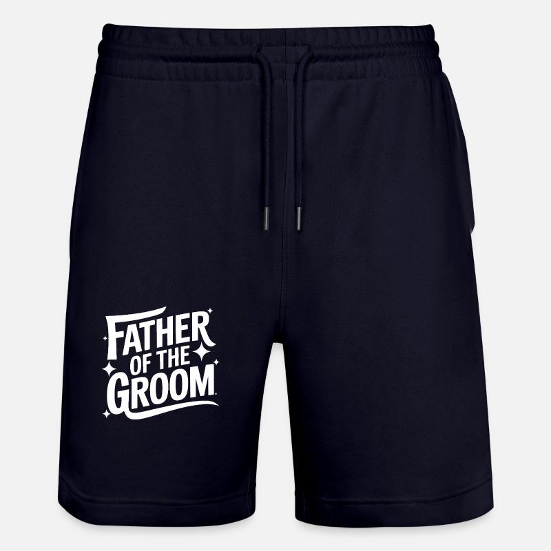 Marié Mariage Mariage - Short de jogging bio TRAINER Stanley/Stella unisexe - marine foncé