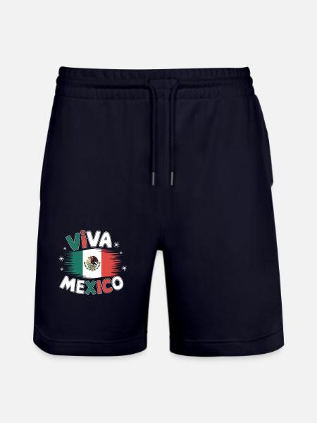 Mexico Mexico Mexican Spanish - Stanley/Stella Trainer Unisex Organic Jogging Shorts - dark navy