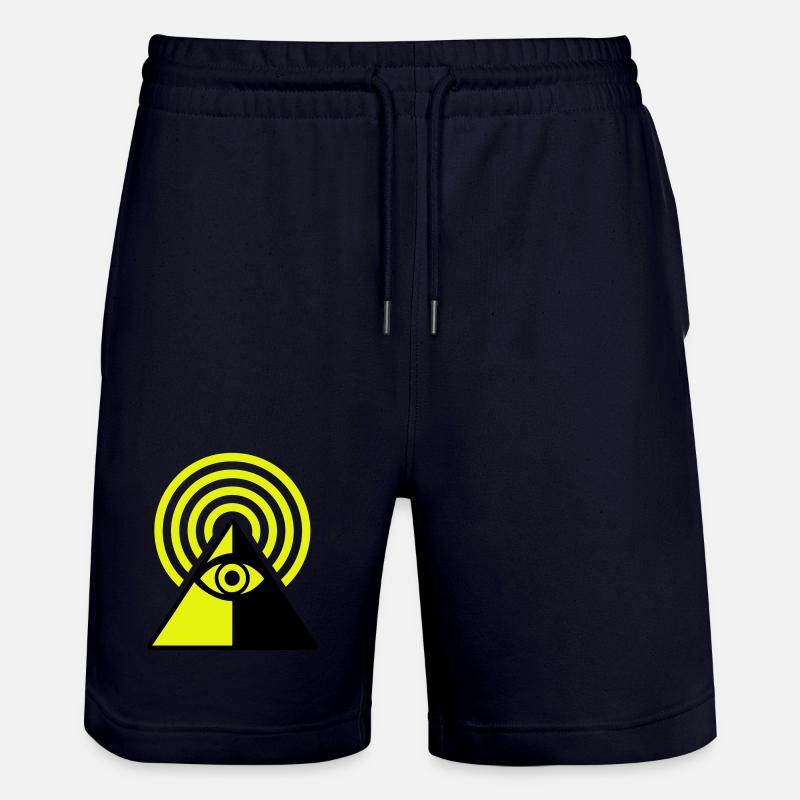 Oeil Pyramide - Short de jogging bio TRAINER Stanley/Stella unisexe - marine foncé
