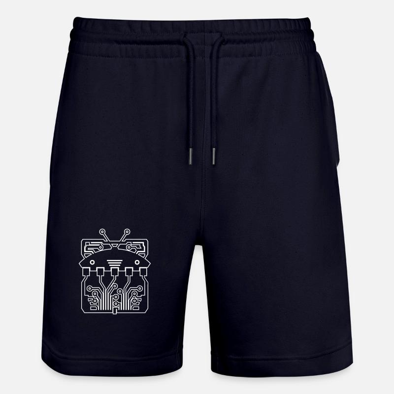 RCB-23 - plan - Short de jogging bio TRAINER Stanley/Stella unisexe - marine foncé