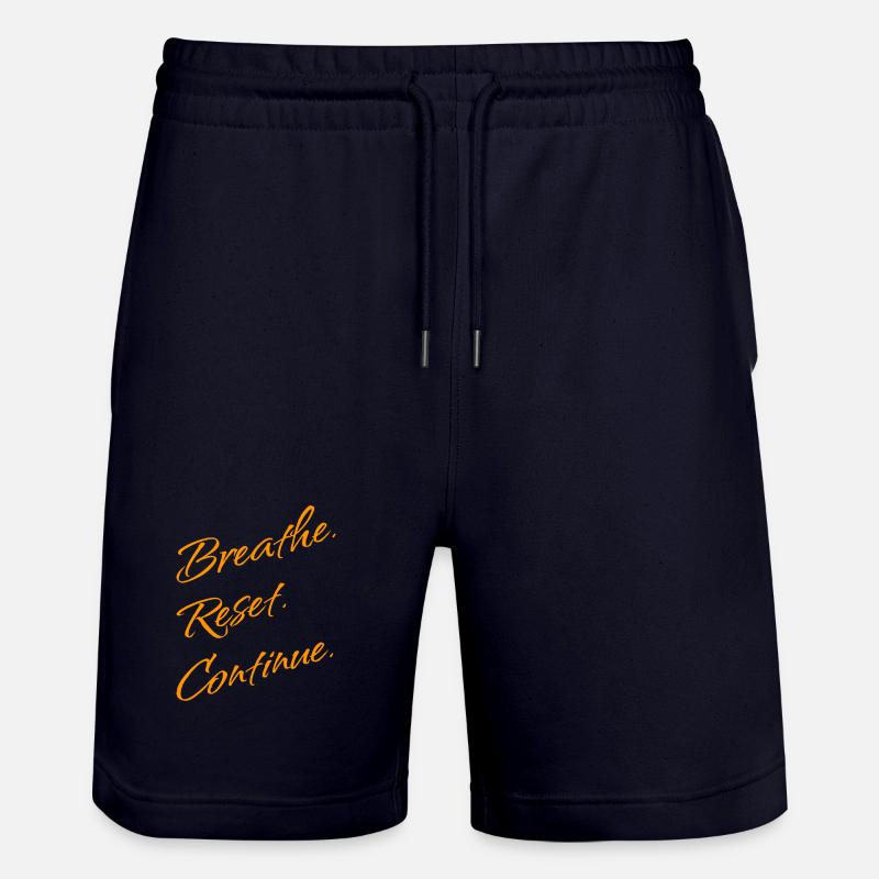 Réinitialiser. Continue. - Short de jogging bio TRAINER Stanley/Stella unisexe - marine foncé