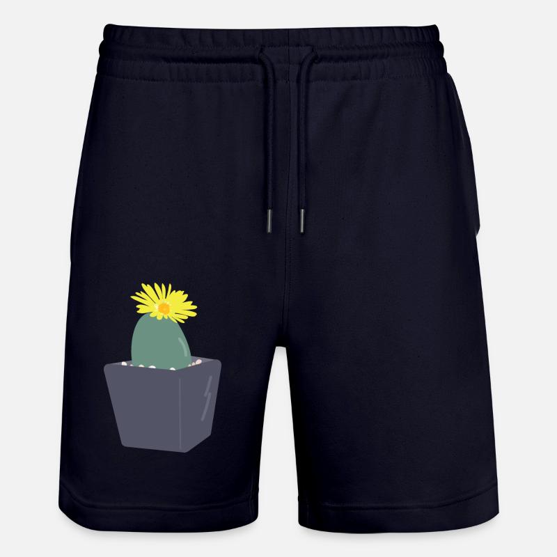 Lithops Blüte3 - Stanley/Stella Unisex Bio Joggingshorts Trainer  - Dark navy
