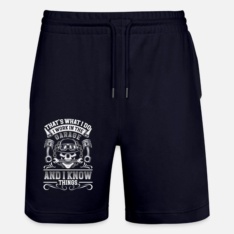 Tuner Turbo Drifting - Short de jogging bio TRAINER Stanley/Stella unisexe - marine foncé
