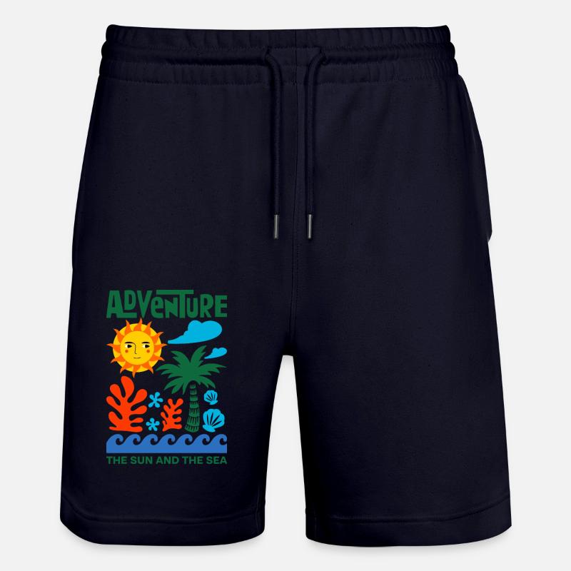 Mer et vacances - Short de jogging bio TRAINER Stanley/Stella unisexe - marine foncé