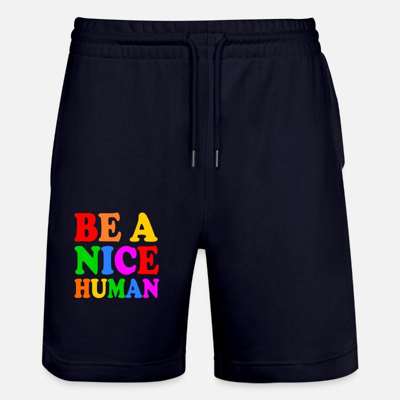Be a nice human - Short de jogging bio TRAINER Stanley/Stella unisexe - marine foncé