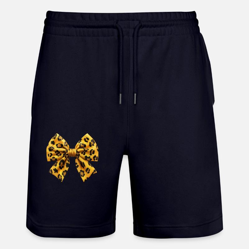 T-shirt Chic avec Nœud Léopard - Short de jogging bio TRAINER Stanley/Stella unisexe - marine foncé