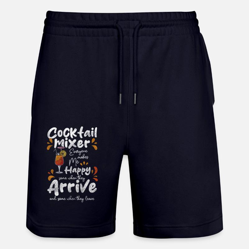 Boisson alcoolisée Blender - Short de jogging bio TRAINER Stanley/Stella unisexe - marine foncé