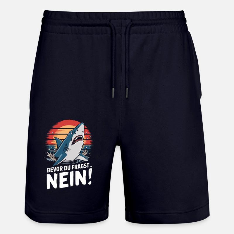 Requin Requin Requins Requin - Short de jogging bio TRAINER Stanley/Stella unisexe - marine foncé