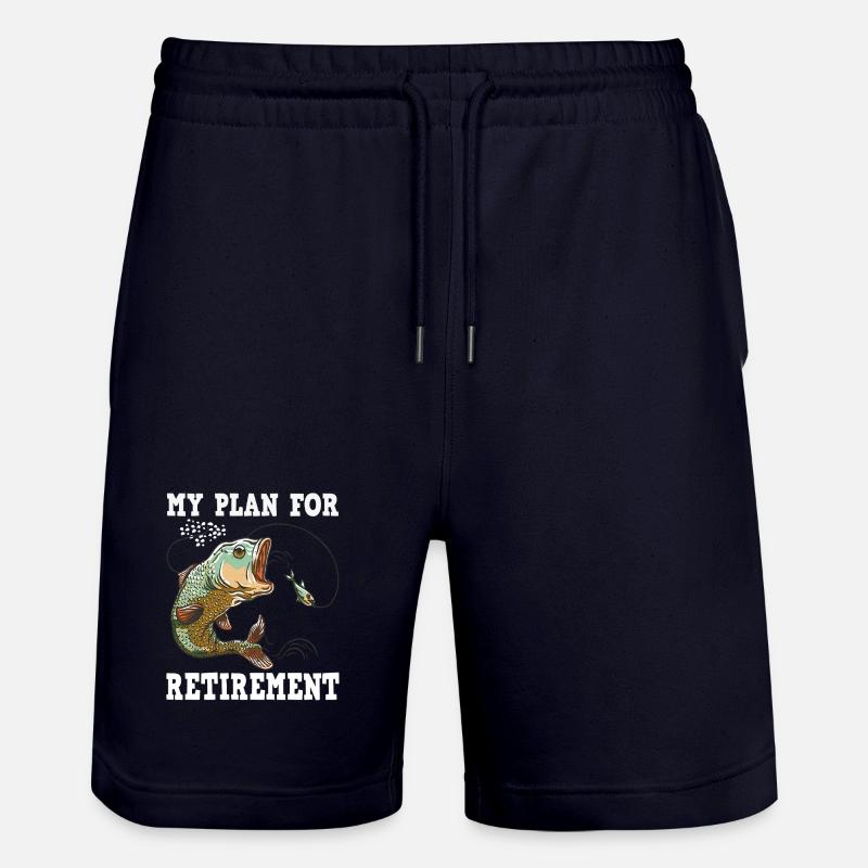 Mon projet pour la retraite - Short de jogging bio TRAINER Stanley/Stella unisexe - marine foncé