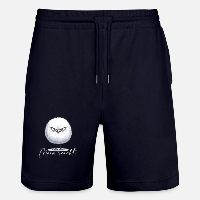 Moin enough - mouette ronde sinistre - Short de jogging bio TRAINER Stanley/Stella unisexe - marine foncé