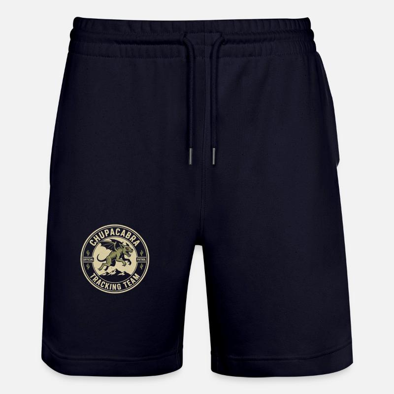 Chupacabra Pursuit Team Drôle Cryptide Chupac - Short de jogging bio TRAINER Stanley/Stella unisexe - marine foncé