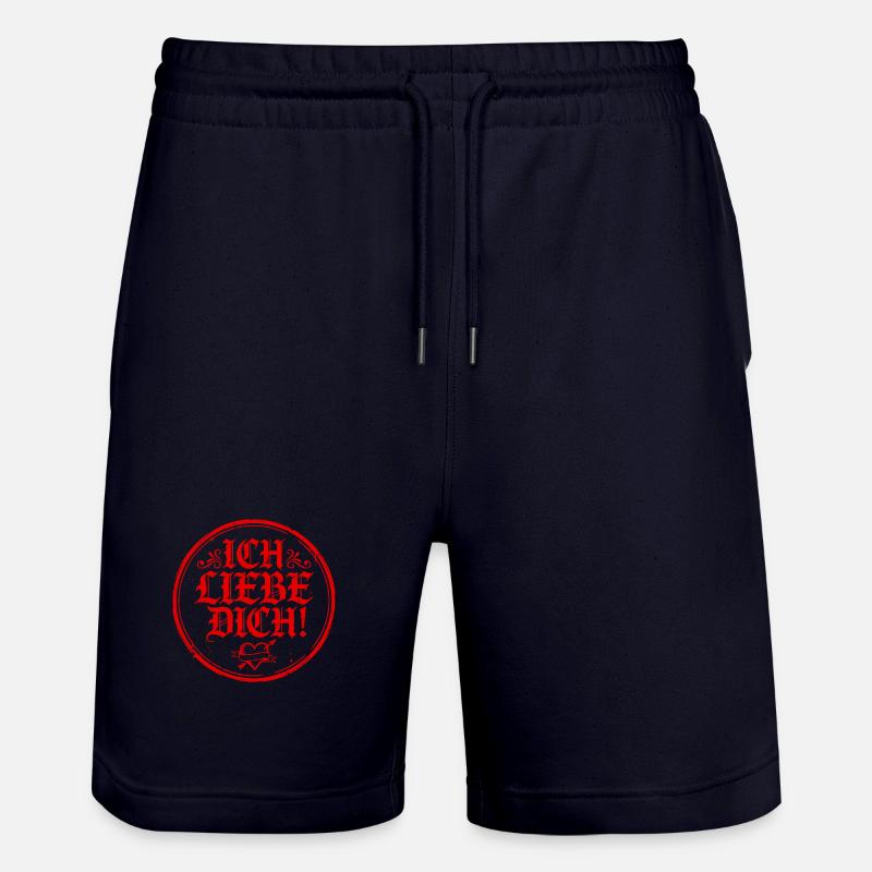 J’adore que tu dises - Short de jogging bio TRAINER Stanley/Stella unisexe - marine foncé