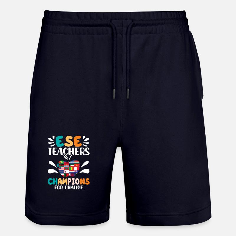 Cadeaux pour les enseignants ESE - Short de jogging bio TRAINER Stanley/Stella unisexe - marine foncé
