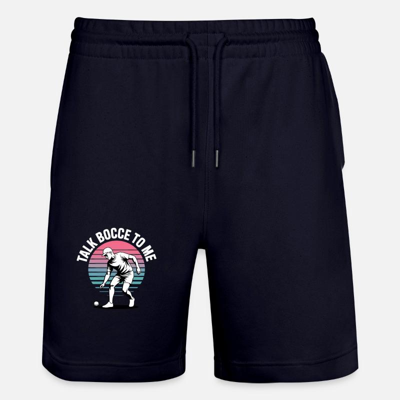 Boccia King Passion de Précision - Short de jogging bio TRAINER Stanley/Stella unisexe - marine foncé