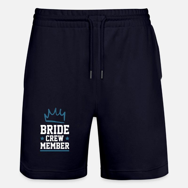 Équipage de la mariée - Short de jogging bio TRAINER Stanley/Stella unisexe - marine foncé