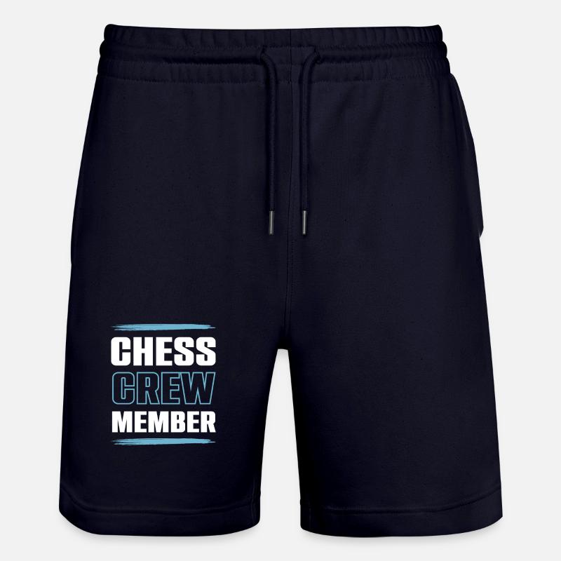 Équipe d’échecs - Short de jogging bio TRAINER Stanley/Stella unisexe - marine foncé