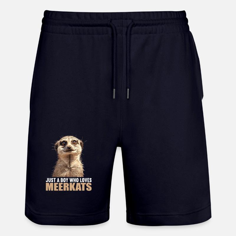 Suricate Erdmännchen - Short de jogging bio TRAINER Stanley/Stella unisexe - marine foncé