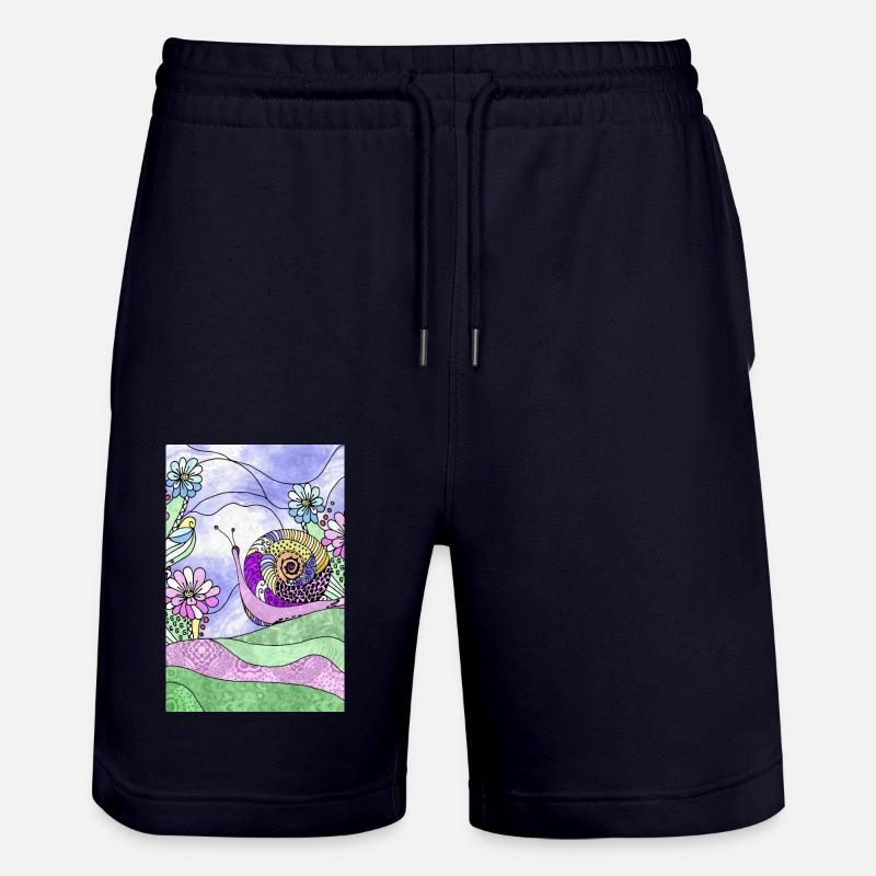 Escargot - Short de jogging bio TRAINER Stanley/Stella unisexe - marine foncé