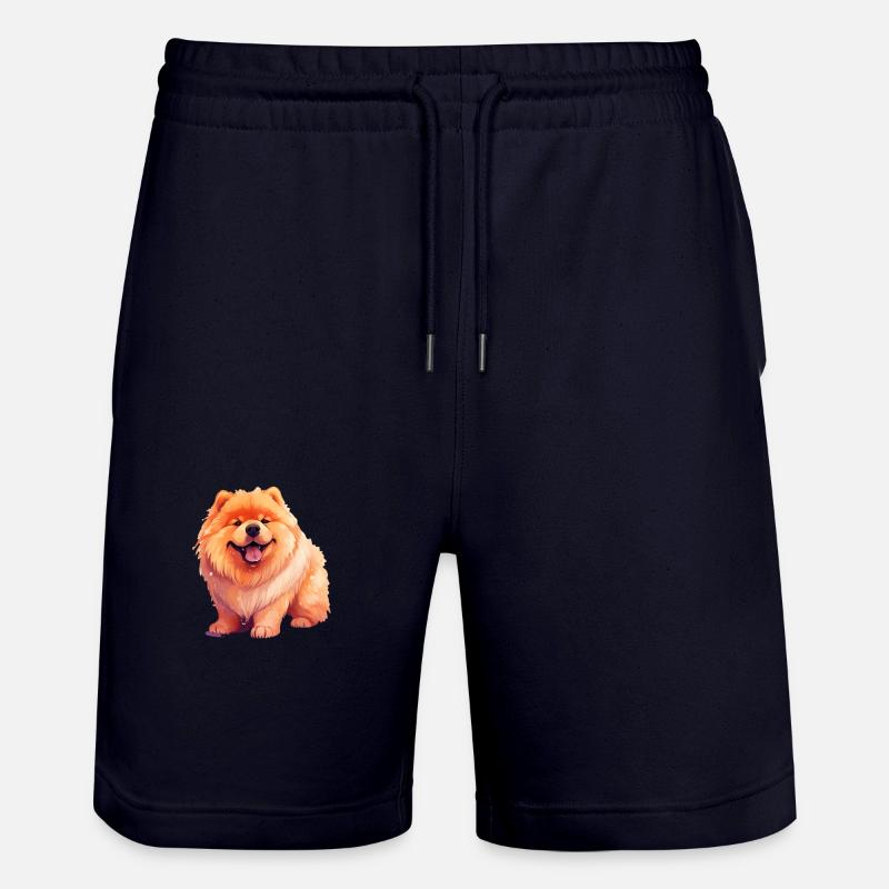 Chow Chow Art - Short de jogging bio TRAINER Stanley/Stella unisexe - marine foncé