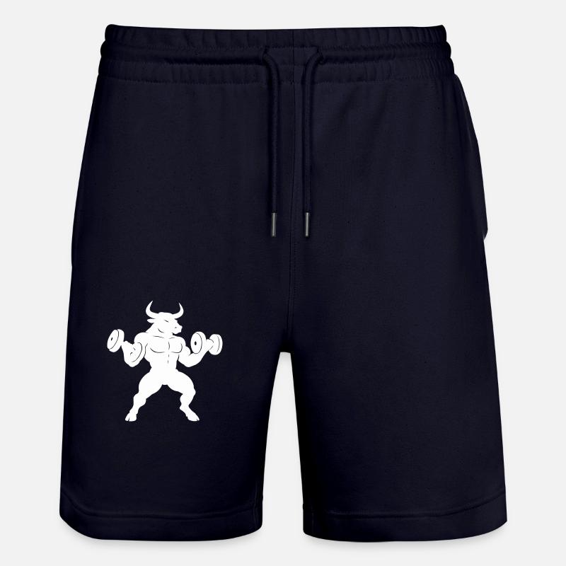 Muscles du Taureau - Short de jogging bio TRAINER Stanley/Stella unisexe - marine foncé