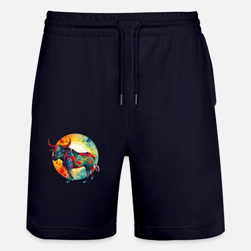 Bully le taureau - Short de jogging bio TRAINER Stanley/Stella unisexe - marine foncé