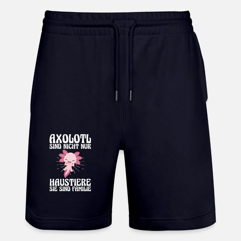 Axolotl - Short de jogging bio TRAINER Stanley/Stella unisexe - marine foncé
