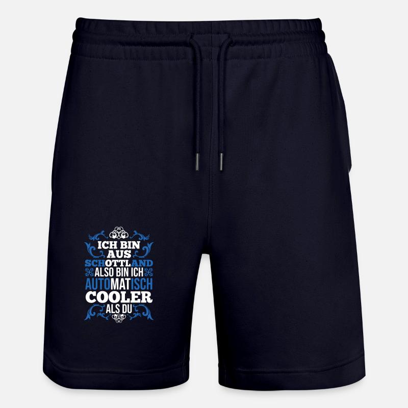 Ecossais Ecosse Ecosse Ecosse - Short de jogging bio TRAINER Stanley/Stella unisexe - marine foncé