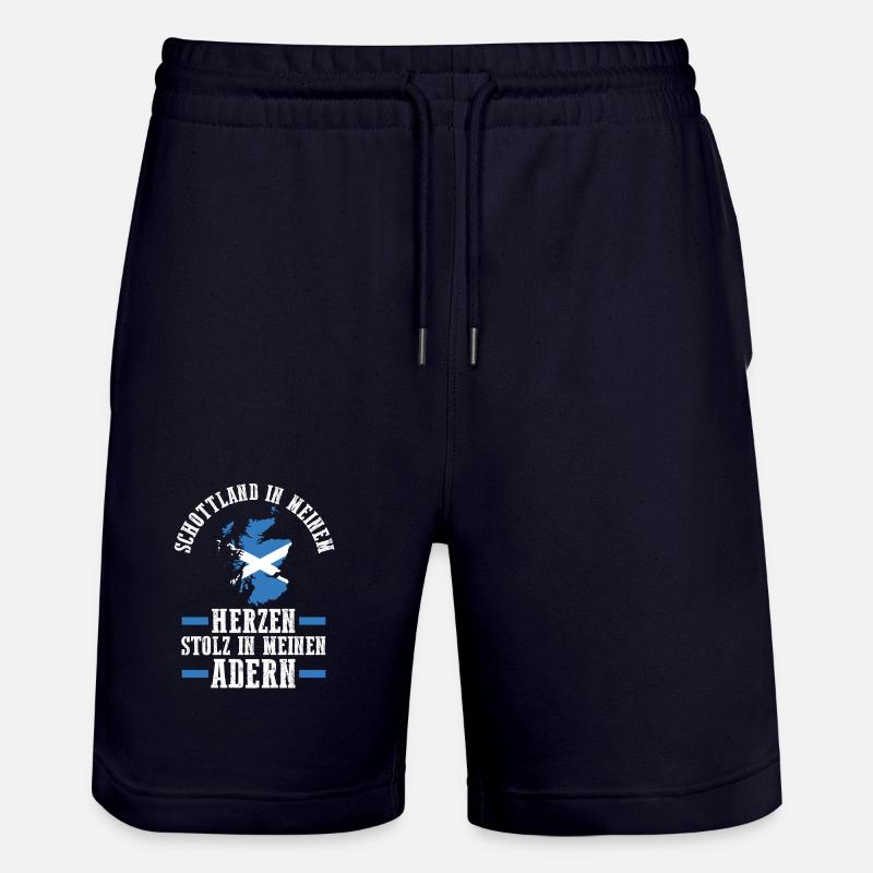 Ecossais Ecosse Ecosse Ecosse - Short de jogging bio TRAINER Stanley/Stella unisexe - marine foncé