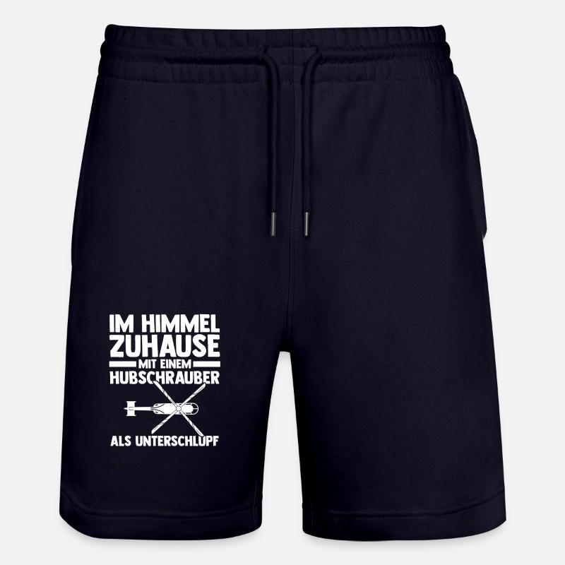 Pilote Hélicoptère Hélicoptère - Short de jogging bio TRAINER Stanley/Stella unisexe - marine foncé