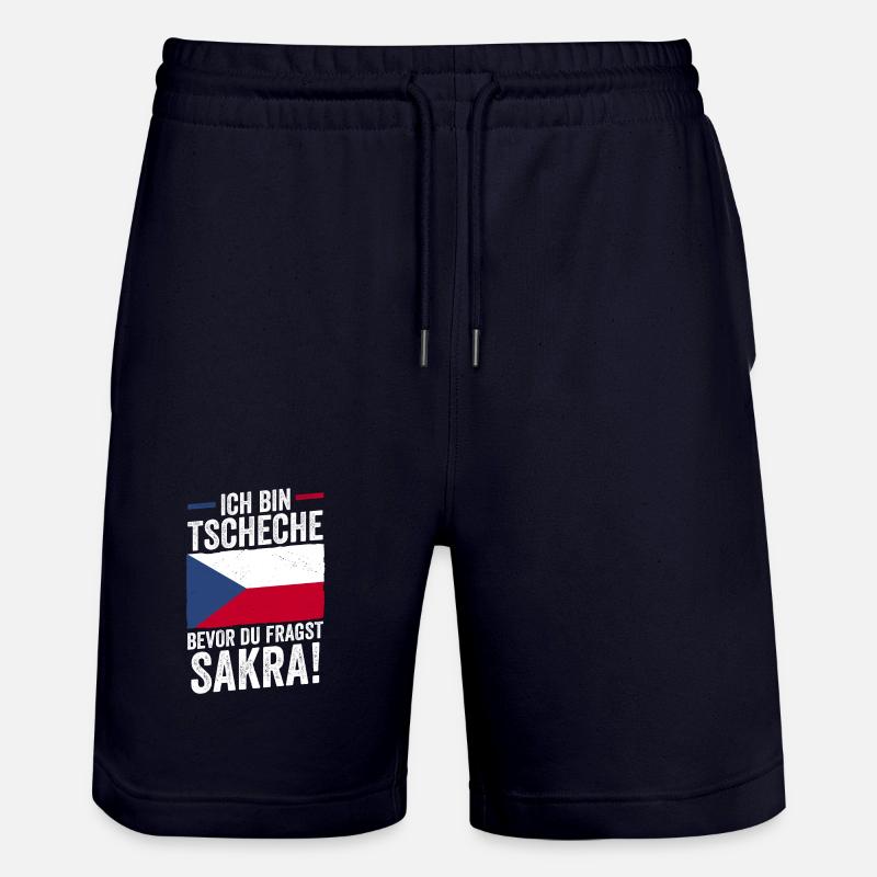 Tchèques République tchèque - Short de jogging bio TRAINER Stanley/Stella unisexe - marine foncé