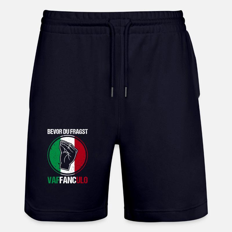 Italie Italien Vaffanculo - Short de jogging bio TRAINER Stanley/Stella unisexe - marine foncé