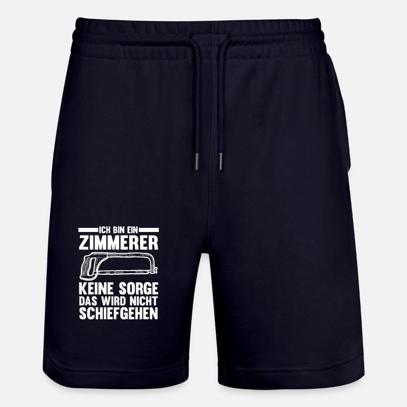 Carpenter Carpenter - Stanley/Stella Trainer Unisex Organic Jogging Shorts - dark navy