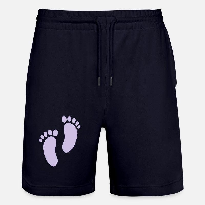 2541614 15465747 pied - Short de jogging bio TRAINER Stanley/Stella unisexe - marine foncé