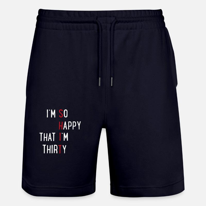 30 - Short de jogging bio TRAINER Stanley/Stella unisexe - marine foncé