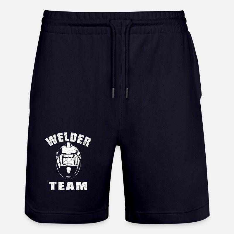 Conception de l’équipe de soudeurs - Short de jogging bio TRAINER Stanley/Stella unisexe - marine foncé