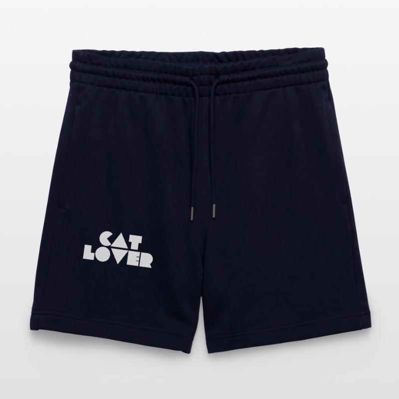 cat lover Stanley/Stella Trainer Unisex Organic Jogging Shorts