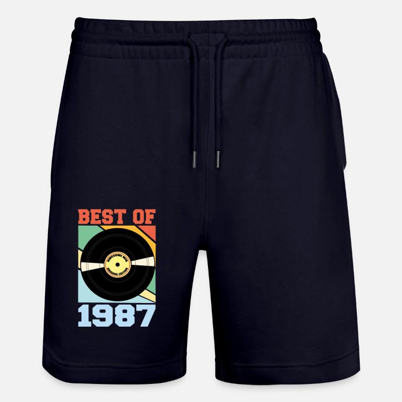 Le meilleur de 1987 - Short de jogging bio TRAINER Stanley/Stella unisexe - marine foncé