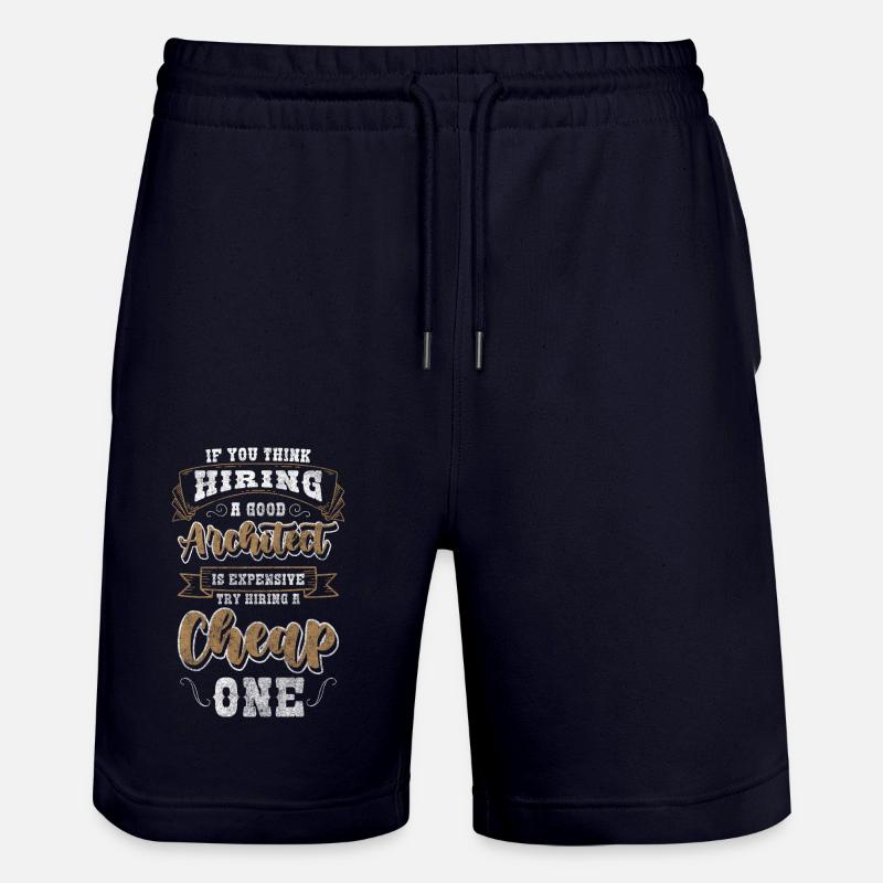 Métier d’architecte Architecture - Short de jogging bio TRAINER Stanley/Stella unisexe - marine foncé