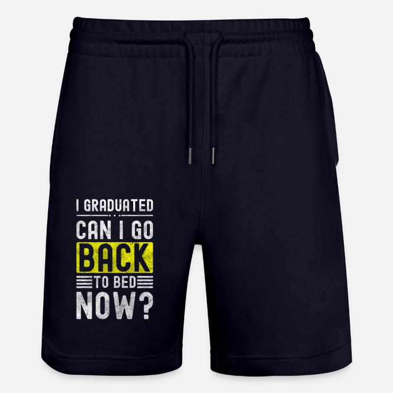 Student Hochschule Computer Party - Stanley/Stella Unisex Bio Joggingshorts Trainer - Dark navy