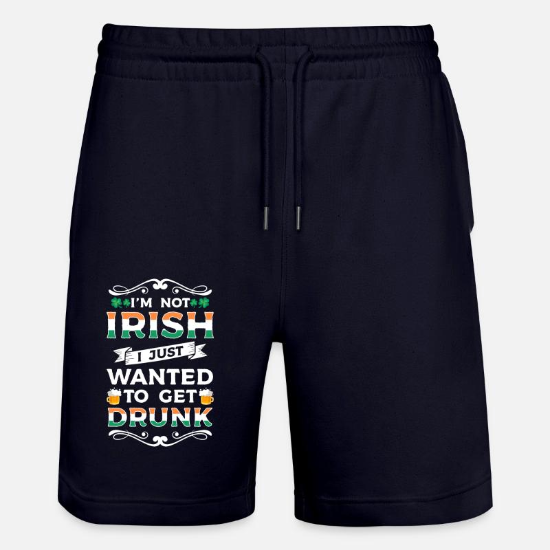 Pub irlandais Dublin Travel Celtic - Short de jogging bio TRAINER Stanley/Stella unisexe - marine foncé