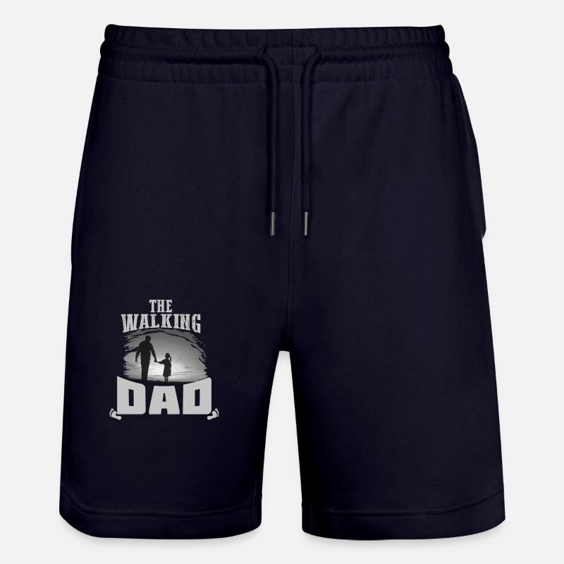 Walking Dad Hemd2 - Stanley/Stella Unisex Bio Joggingshorts Trainer  - Dark navy