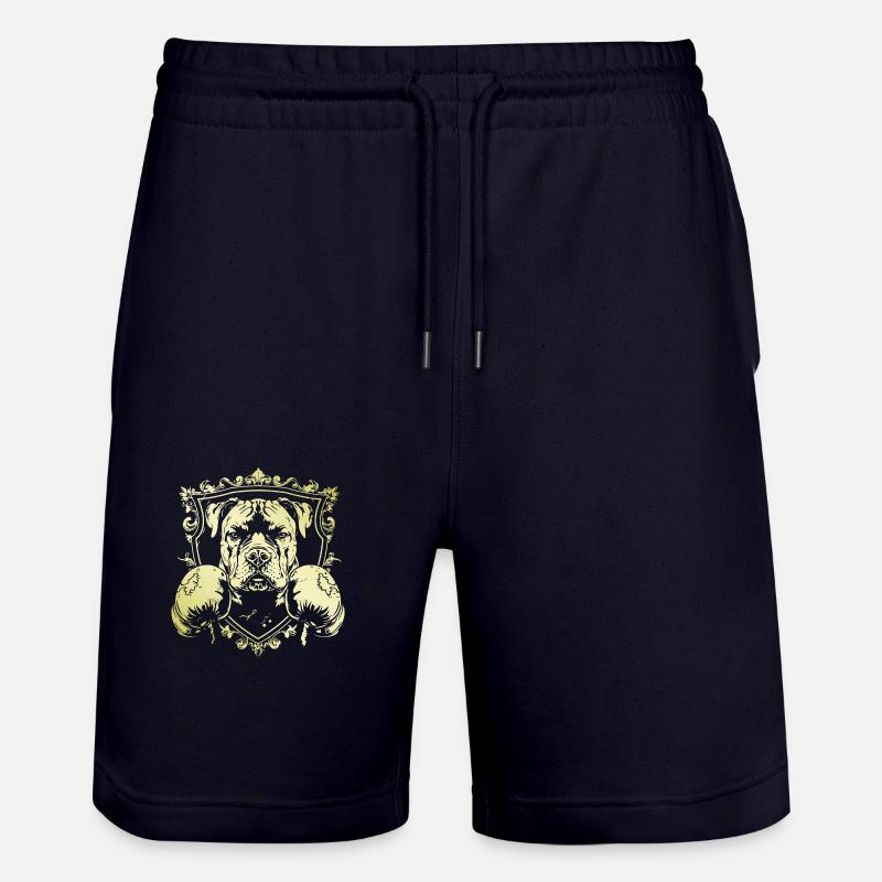 Boxer pour chien - Short de jogging bio TRAINER Stanley/Stella unisexe - marine foncé