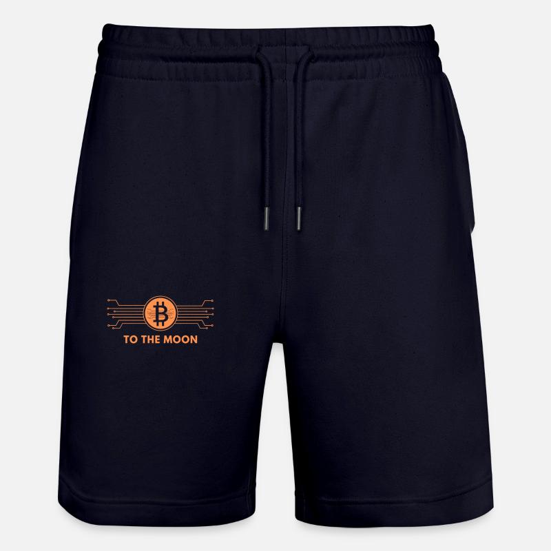 Trajectoire du bitcoin - Short de jogging bio TRAINER Stanley/Stella unisexe - marine foncé