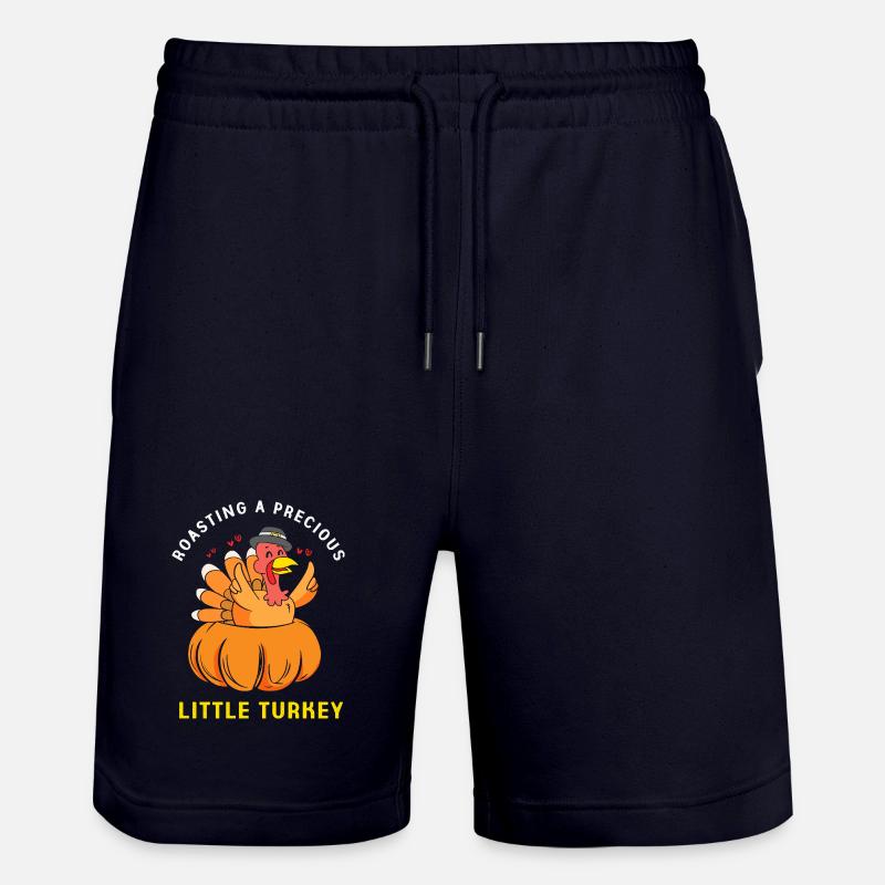 Thanksgiving Mama Mutter Oma Großmutter - Stanley/Stella Unisex Bio Joggingshorts Trainer  - Dark navy