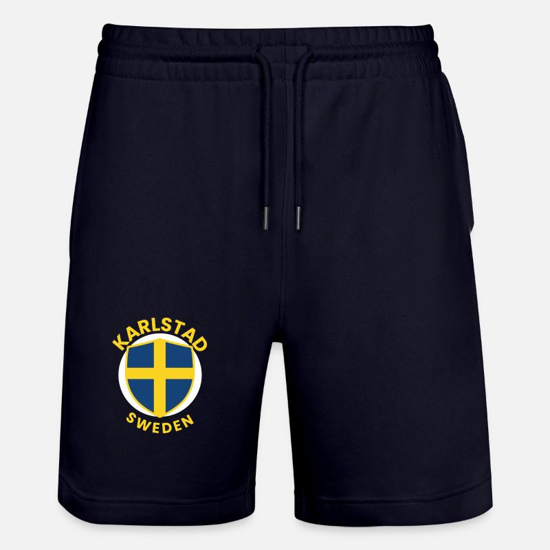 Conception de l’écu Karlstad Suède - Short de jogging bio TRAINER Stanley/Stella unisexe - marine foncé