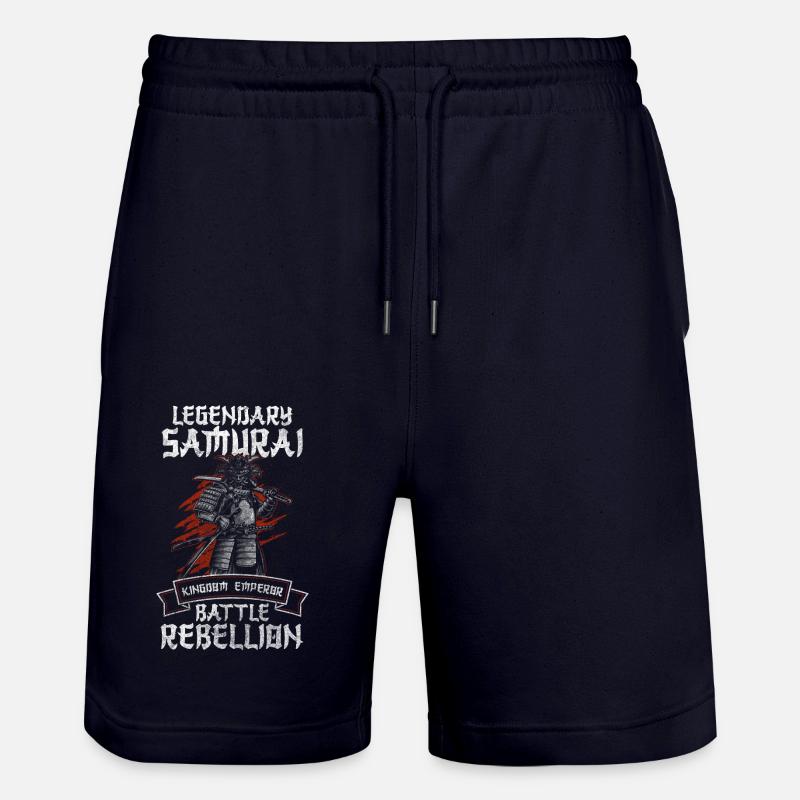 Japon Honor Ninja - Short de jogging bio TRAINER Stanley/Stella unisexe - marine foncé