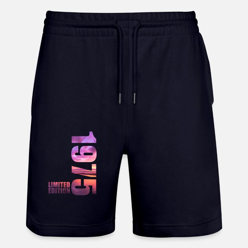 1975 Édition limitée - Short de jogging bio TRAINER Stanley/Stella unisexe - marine foncé